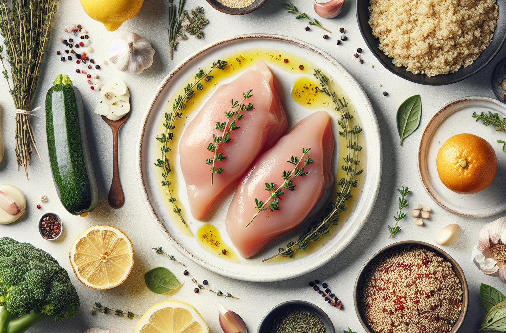 Poulet Citronné aux Herbes et Quinoa