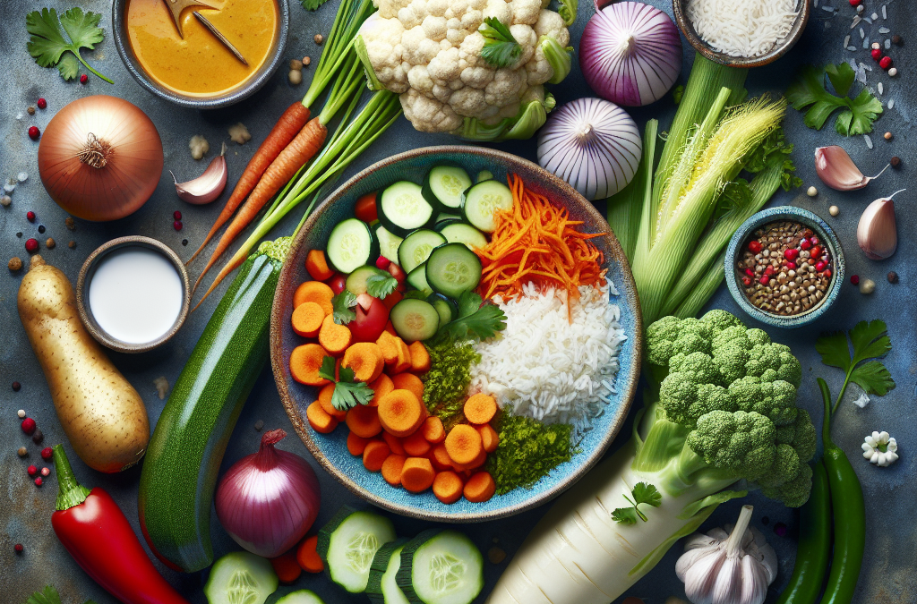 Curry de Légumes de Saison et Riz Complet