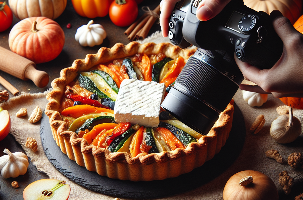 Tarte aux légumes d’automne et fromage de brebis